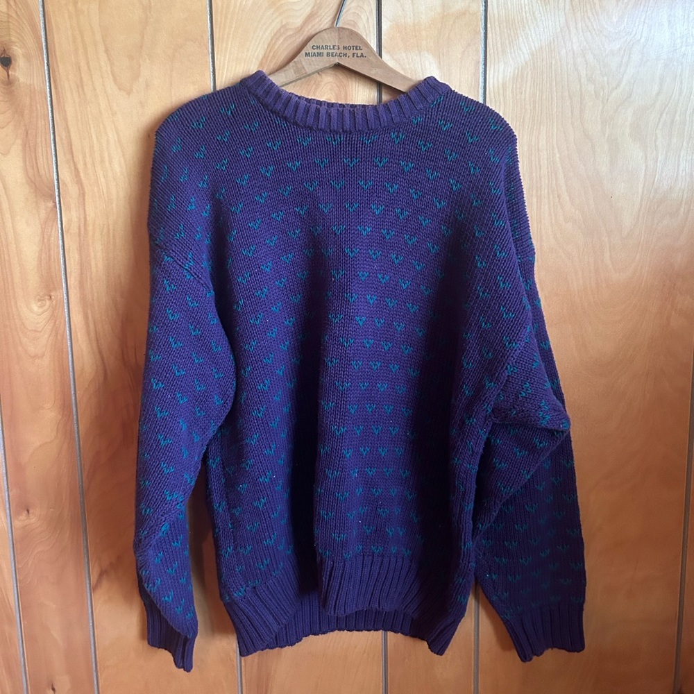 vintage eddie bauer knit sweater
